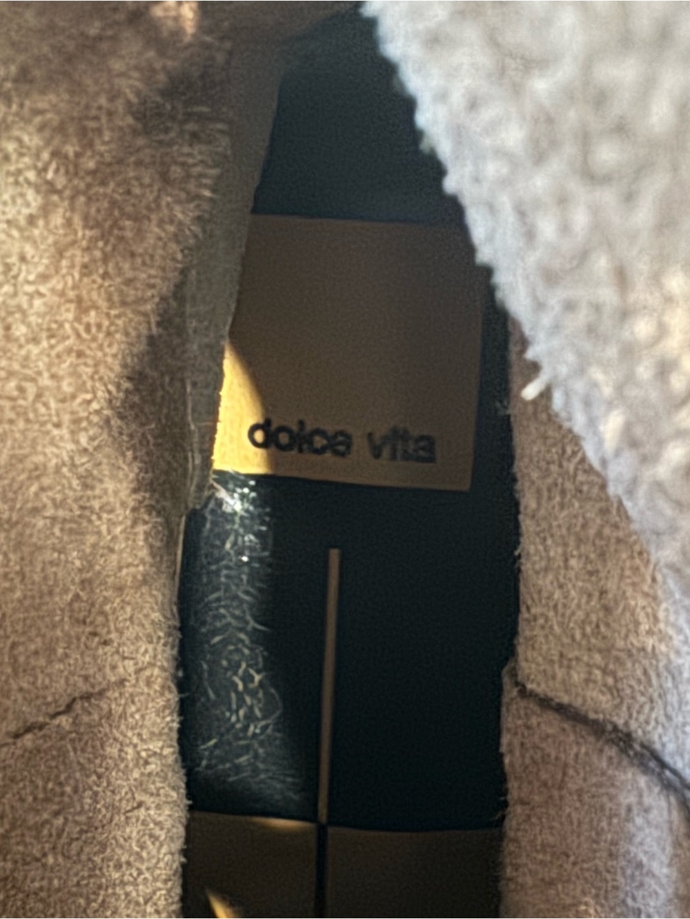 Dolce Vita Suede Ankle Bootie in Taupe - Women - Picture 6 of 7